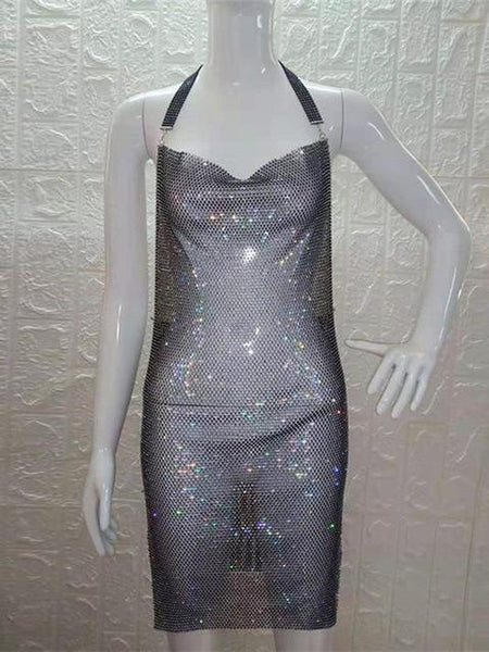 Sexy suspender dress