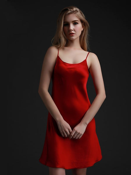 Silk silk pajamas women summer suspenders nightdress