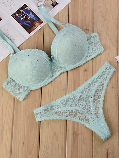 Thong Lace Bra Sexy Lingerie Bra Set
