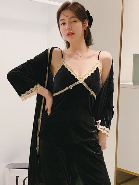 Sexy suspender pajamas