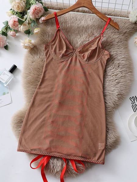 Transparent Lace Lingerie Seductive Jumpsuit
