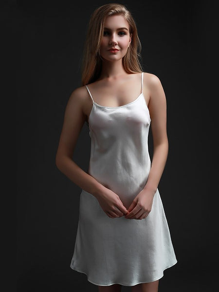 Silk silk pajamas women summer suspenders nightdress