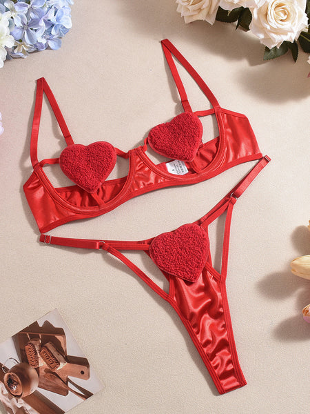 Dew Love Sheer Mesh Sexy Lingerie Suit
