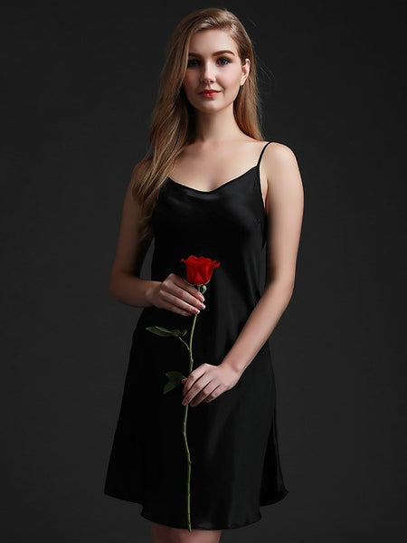 Silk silk pajamas women summer suspenders nightdress