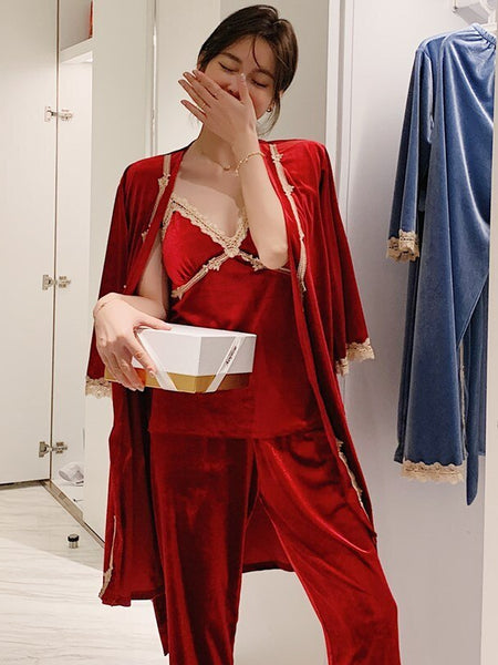 Sexy suspender pajamas