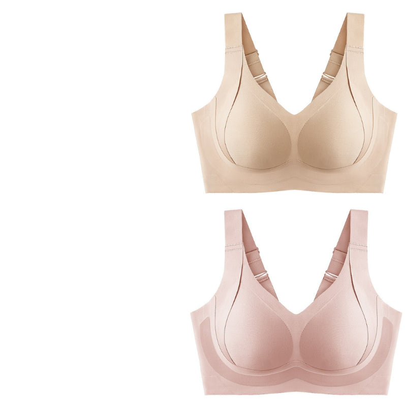 Bra Full Cup Large Size Seamless Thin Underwear