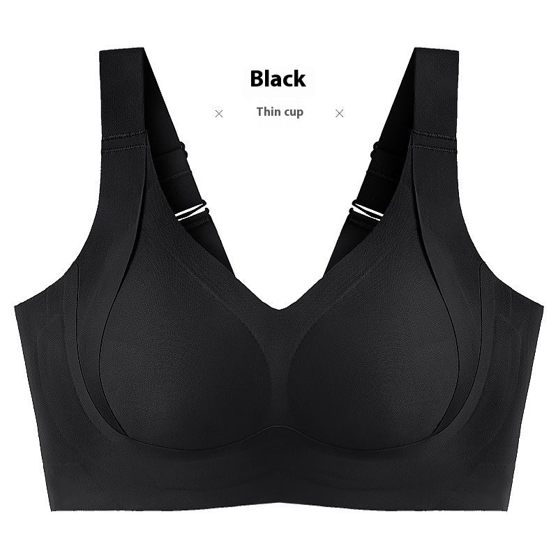 Bra Full Cup Large Size Seamless Thin Underwear