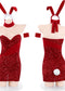 New Year Furry Tramsparent Yarn Suit Sexy Lingerie