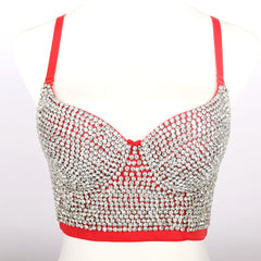 Fashion Women's Simple Sling Beaded Bra