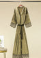 Long-sleeve Fleece Suspender Nightdress Gold Velvet Pajamas