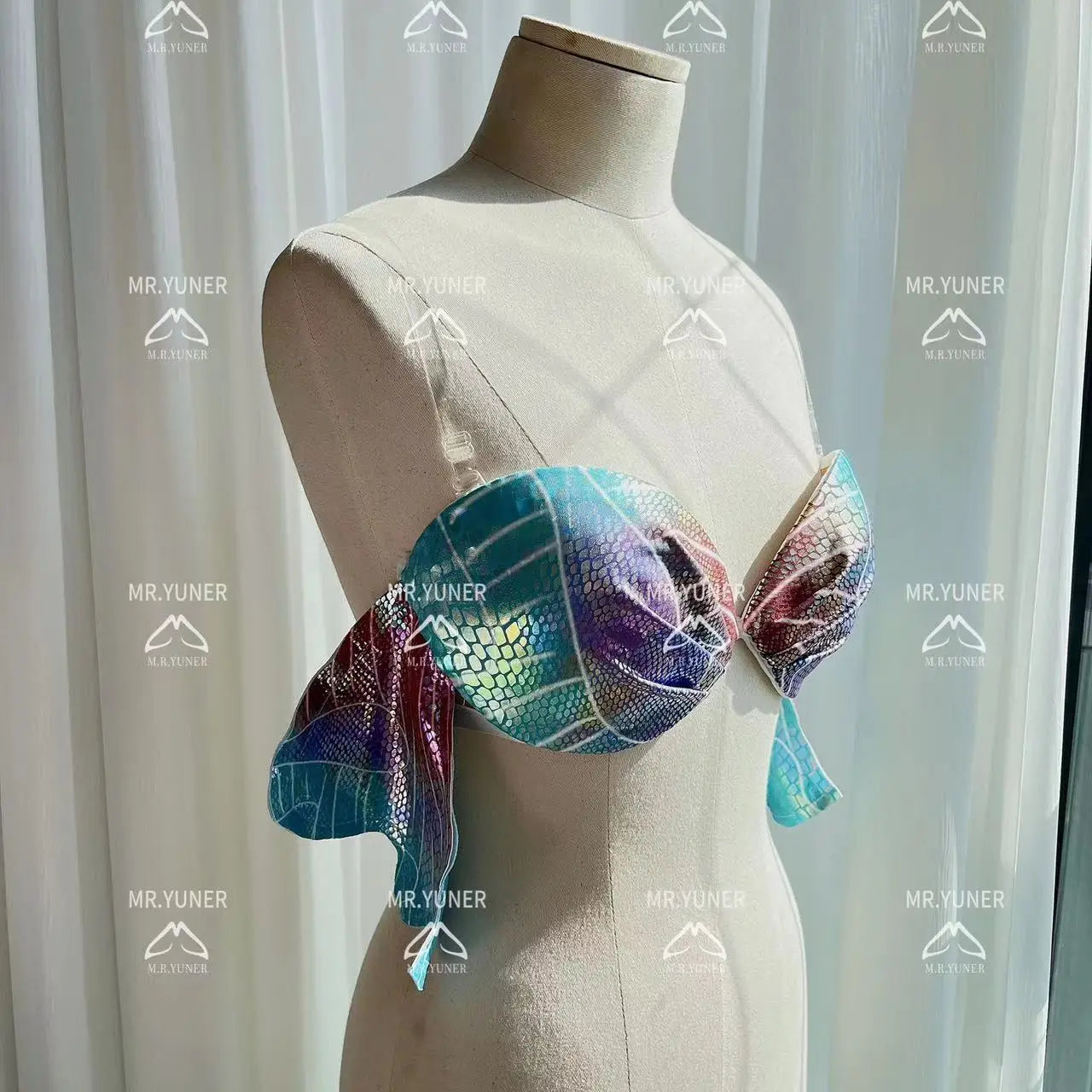 Original Hot Gold Section Mermaid Bikini Corset Swimsuit For The Oceanarium Mermaid Show Beach Bikini