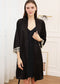 Silkworm silk suspender nightdress