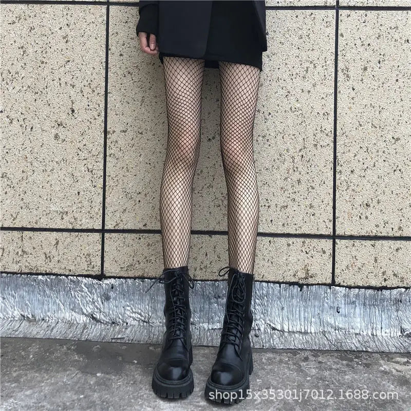 Women Sexy Mesh Fishnet Tights Stockings Pantyhose Bows Transparent Gothic Party Club White Black Women Netting Socks Lingeries
