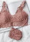 Lace Fashion Bra Set Sexy Gathering French Lingerie