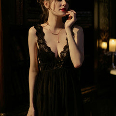 Summer ice silk suspender nightdress
