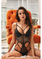 Cross strap lace lingerie