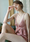 Sexy lingerie sexy simulation silk pajamas women