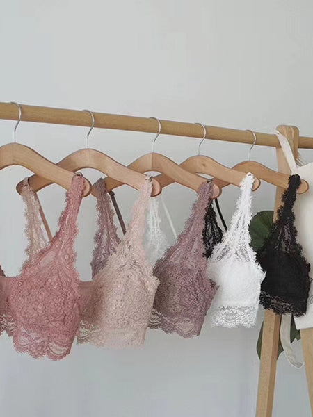 Lace Fashion Bra Set Sexy Gathering French Lingerie