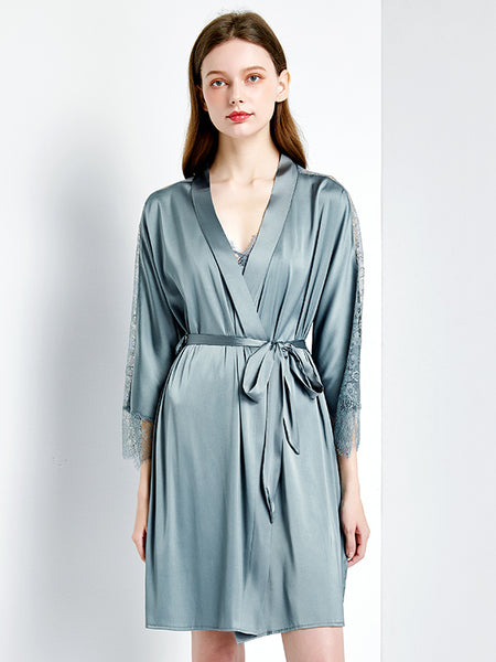 Lace suspender nightdress