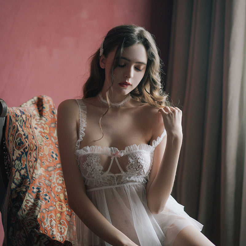 Women's suspender nightdress