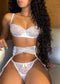 Lace sexy perspective sexy lingerie set