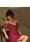 Sexy Nightdress Female Net Yarn Sexy Tease Suspender Pajamas Dress