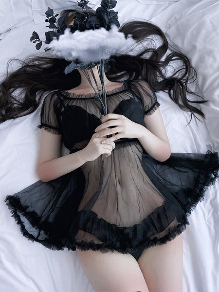 Fashion Solid Color Female Sexy Lingerie Set
