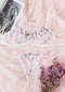 Underwear Floral Embroidery Erotic Lingerie Set