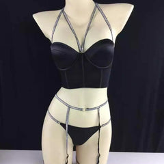 Lingerie Three-point Garter Set
