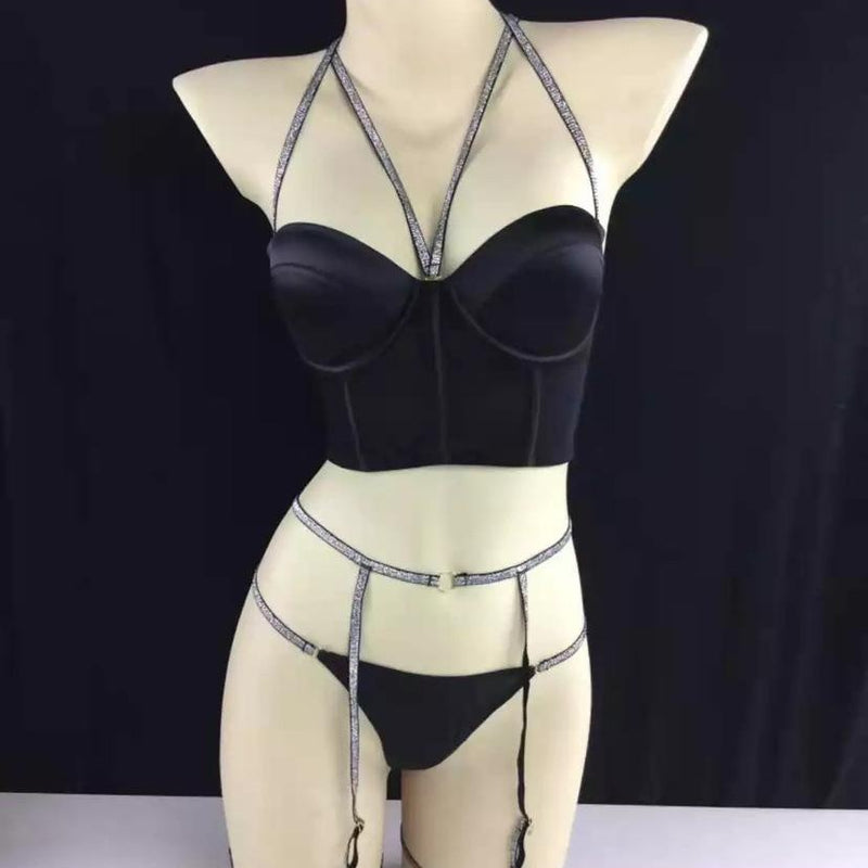 Lingerie Three-point Garter Set