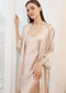 Silkworm silk suspender nightdress