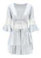 Ice Silk Pajamas Suspender Skirt Suit Lace Perspective Straps