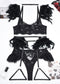Feather Sexy Lingerie Lace Women Underwear Bra Panty