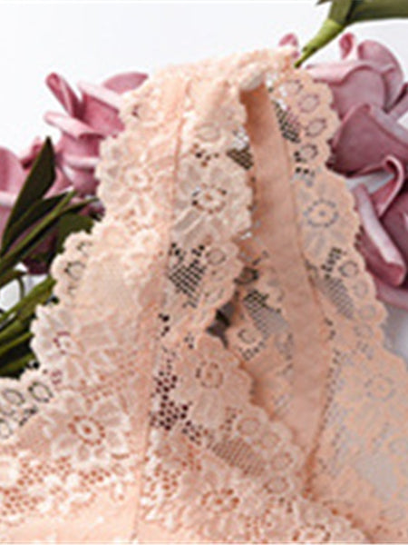 Lace sexy back lingerie