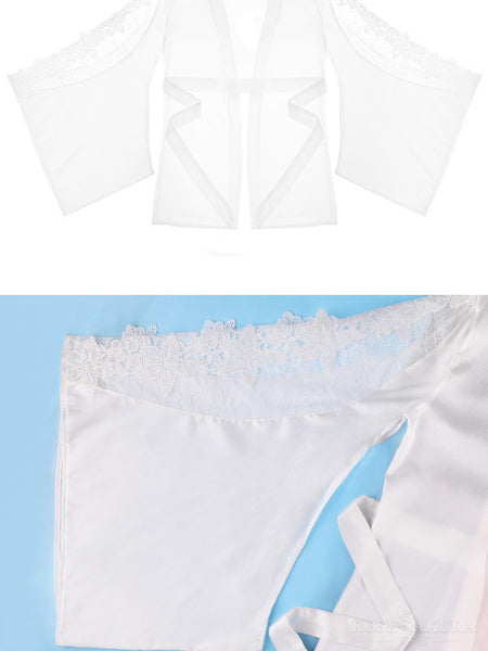 Underwear Women's Water Soluble Embroidery Suspenders Lace Temptation Nightdress