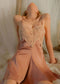 Women's Silk Nightdress With Short Suspenders