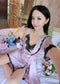 Sexy pajamas lace harness nightdress