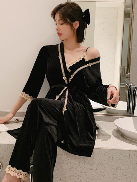 Sexy suspender pajamas