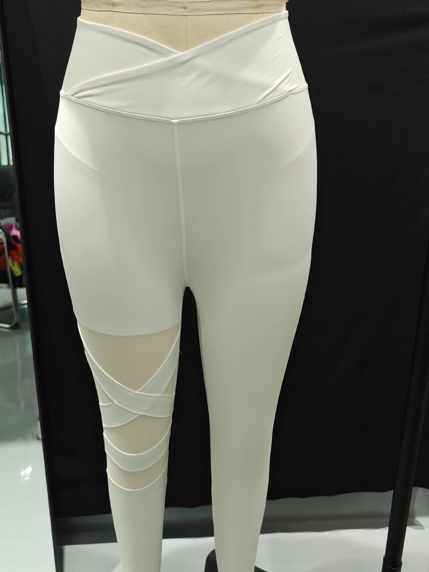 Pilates Yoga New Mesh Sports Bra Set