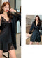 Ice Silk Thin Lace Suspender Nightdress Nightgown Two-piece Suit
