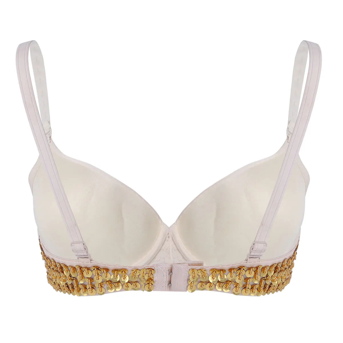 Sexy Womens Belly Dance Bustier Bra Carnival Pole Dancing Costume Rave Party Clubwear Glittery Sequins Beading Padded Bra Top