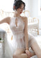 Lace suspender nightdress