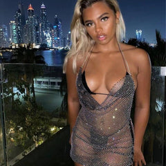 Sexy suspender dress