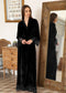 Long-sleeve Fleece Suspender Nightdress Gold Velvet Pajamas