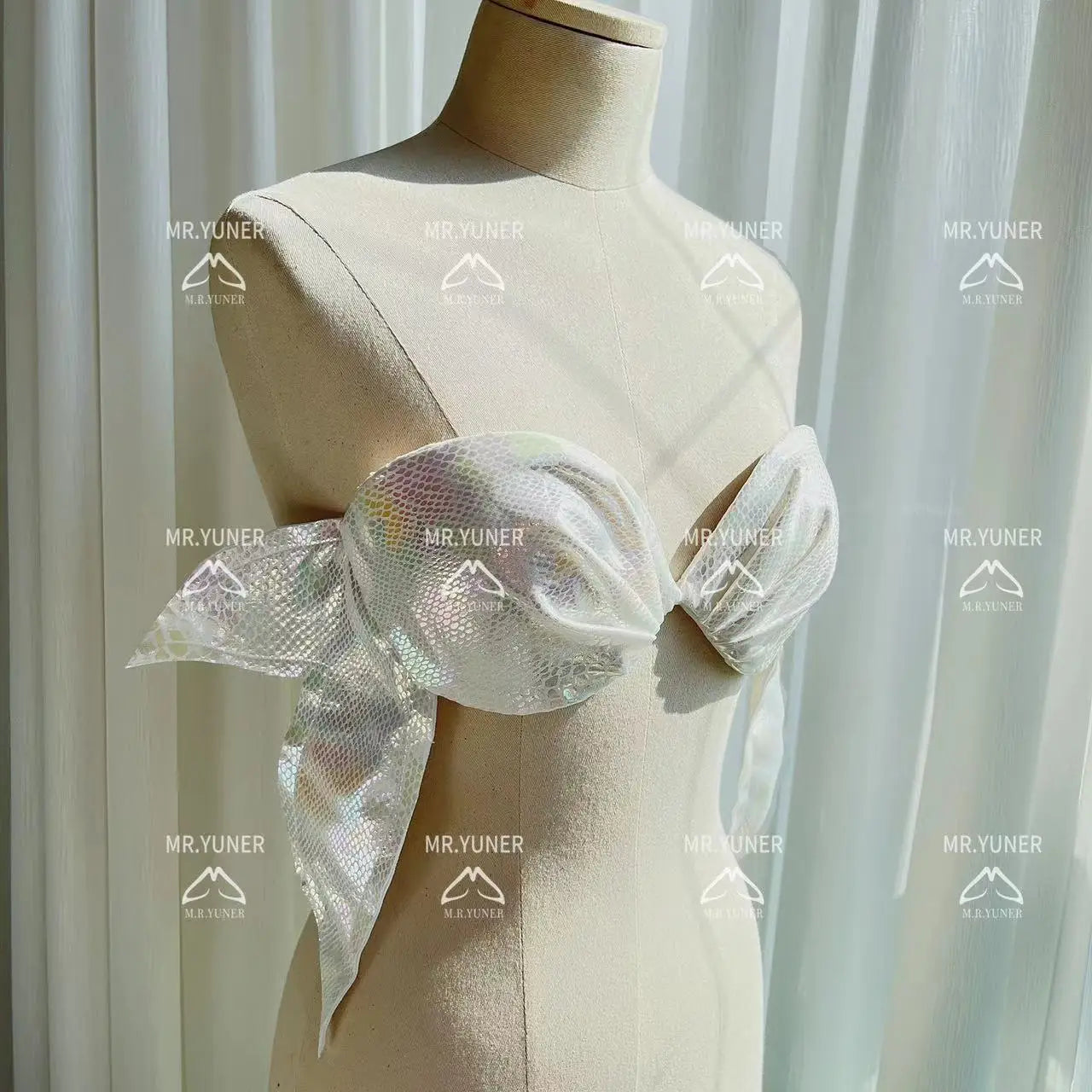 Original Hot Gold Section Mermaid Bikini Corset Swimsuit For The Oceanarium Mermaid Show Beach Bikini