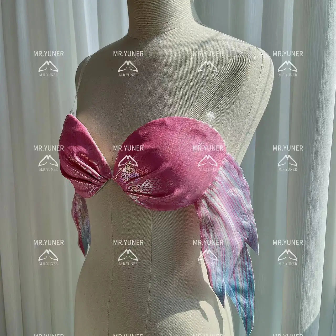 Original Hot Gold Section Mermaid Bikini Corset Swimsuit For The Oceanarium Mermaid Show Beach Bikini