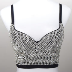 Fashion Women's Simple Sling Beaded Bra
