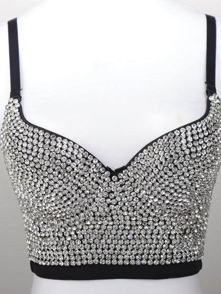 Fashion Women's Simple Sling Beaded Bra