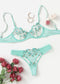 Ladies Sweet Low Waist Lace Lingerie Set