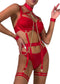 Lingerie Role Play Chain Set 4 Piece Women